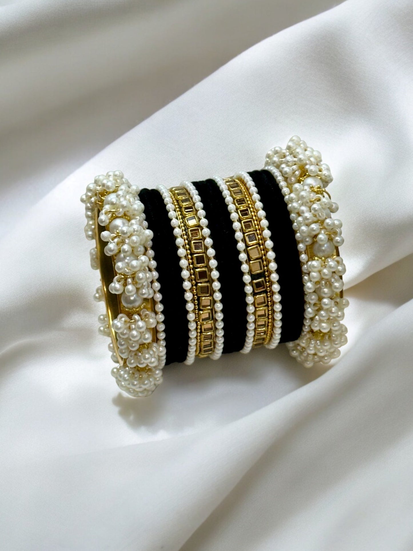 Pearl Kundan Bridal customize set -316