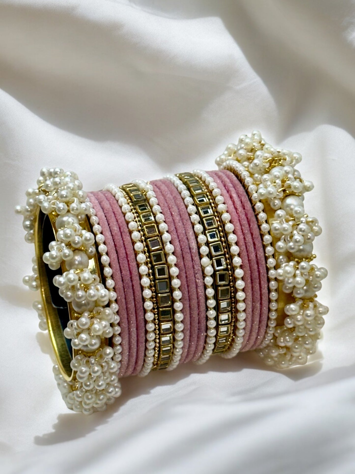 Pearl Kundan Bridal customize set -316