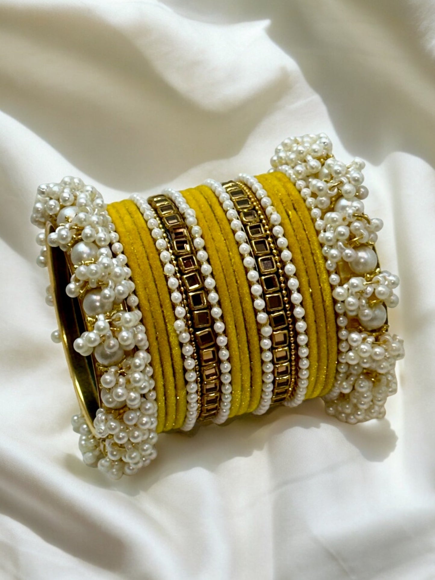 Pearl Kundan Bridal customize set -316