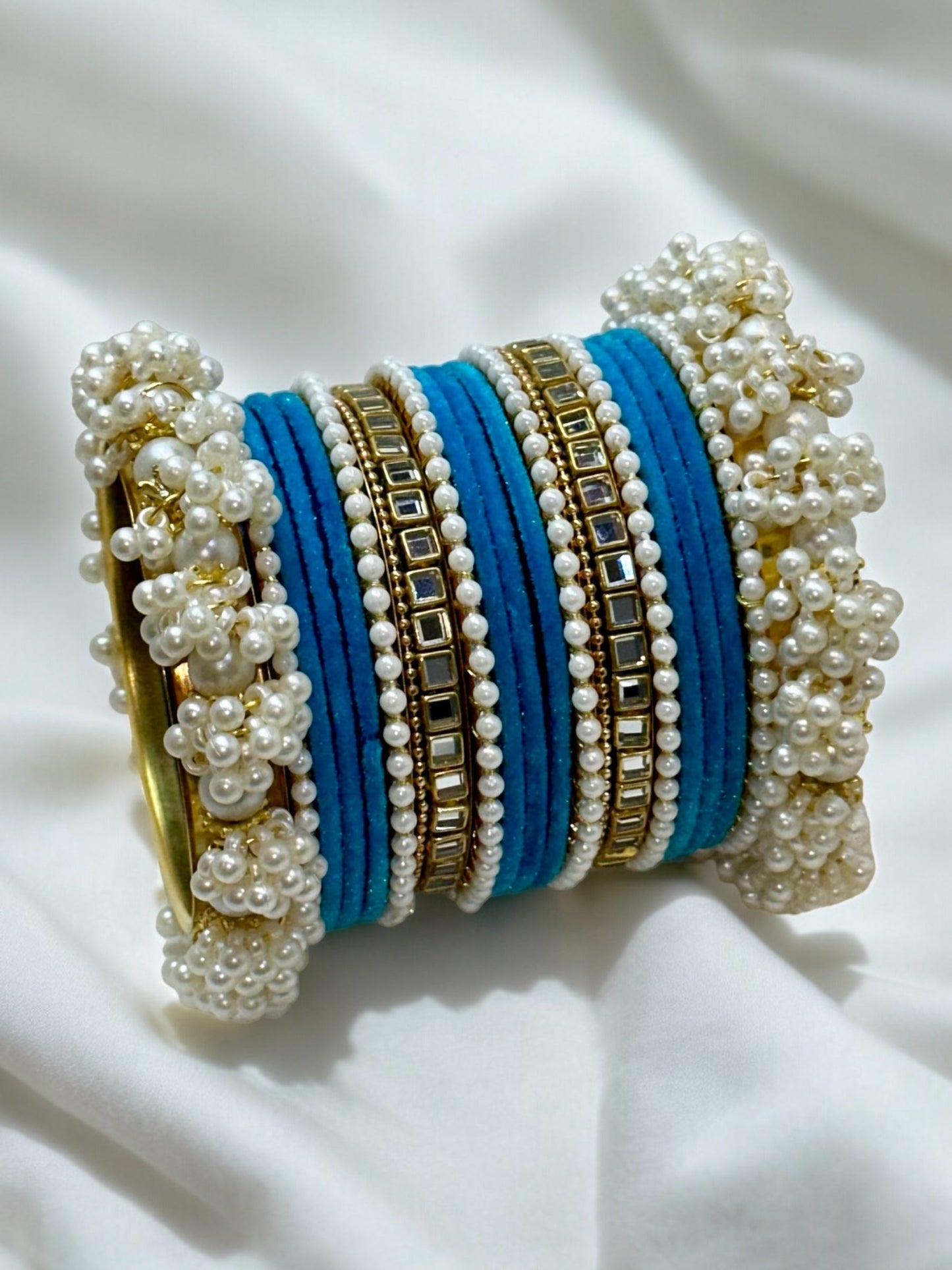 Pearl Kundan Bridal customize set -316